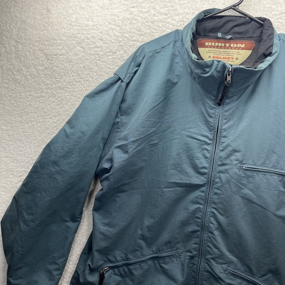 Burton Jacket Mens Large Green Biolight Ski Snowboard Outdoor Winter Sports Fit - Picture 5 of 16